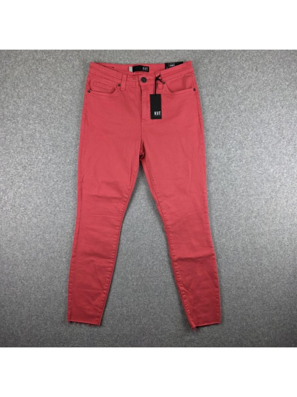 KUT From The Kloth Connie Jeans Womens 4 Pink High Rise Ankle Skinny NWT